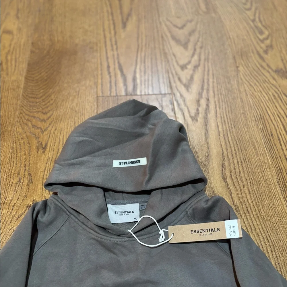 Essentials Earthy Brown Hoodie - Picture 4 of 4